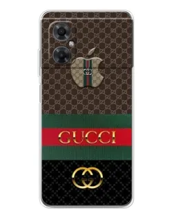 Чехол для Xiaomi Redmi Note 11R с картинкой «Gucci — брендированный десерт»