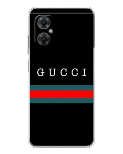 Чехол для Xiaomi Redmi Note 11R с картинкой «Gucci — красный пояс» Чехол для Xiaomi Redmi Note 11R с картинкой «Gucci — красный пояс»
