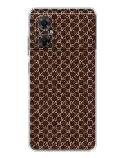 Чехол для Xiaomi Redmi Note 11R с картинкой «Gucci — шоколадная сетка»