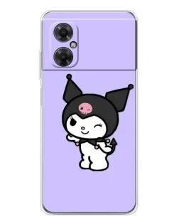 Чехол для Xiaomi Redmi Note 11R с картинкой «Классическая Kuromi» Чехол для Xiaomi Redmi Note 11R с картинкой «Классическая Kuromi»