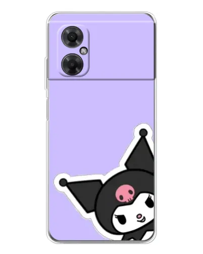 Чехол для Xiaomi Redmi Note 11R с картинкой «Забавная Kuromi»