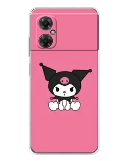 Чехол для Xiaomi Redmi Note 11R с картинкой «Хмурая Kuromi» Чехол для Xiaomi Redmi Note 11R с картинкой «Хмурая Kuromi»