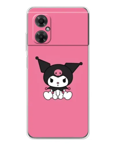 Чехол для Xiaomi Redmi Note 11R с картинкой «Хмурая Kuromi»