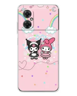Чехол для Xiaomi Redmi Note 11R с картинкой «My Melody и Kuromi» Чехол для Xiaomi Redmi Note 11R с картинкой «My Melody и Kuromi»