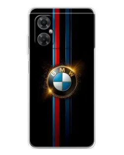 Чехол для Xiaomi Redmi Note 11R с картинкой «BMW M-Power неон»