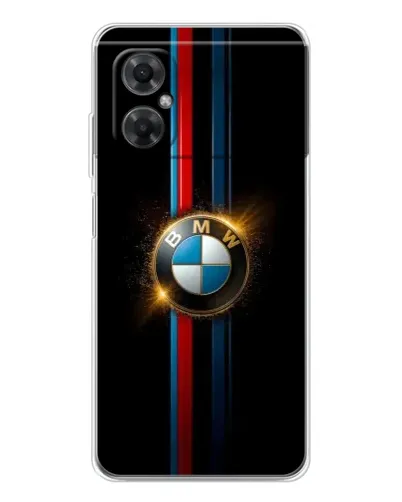 Чехол для Xiaomi Redmi Note 11R с картинкой «BMW M-Power неон»