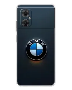 Чехол для Xiaomi Redmi Note 11R с картинкой «Логотип BMW — минимализм»