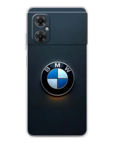 Чехол для Xiaomi Redmi Note 11R с картинкой «Логотип BMW — минимализм»