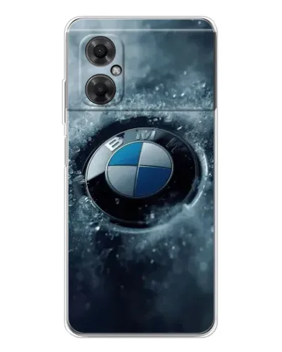 Чехол для Xiaomi Redmi Note 11R с картинкой «Логотип BMW — лед» Чехол для Xiaomi Redmi Note 11R с картинкой «Логотип BMW — лед»