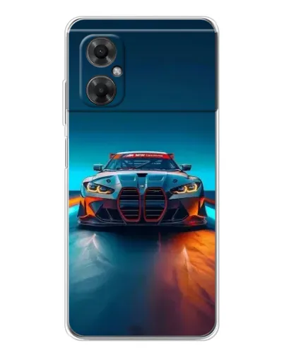 Чехол для Xiaomi Redmi Note 11R с картинкой «BMW — огни неона» Чехол для Xiaomi Redmi Note 11R с картинкой «BMW — огни неона»