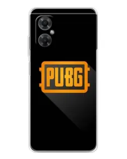Чехол для Xiaomi Redmi Note 11R с картинкой «PUBG — рамка лого»