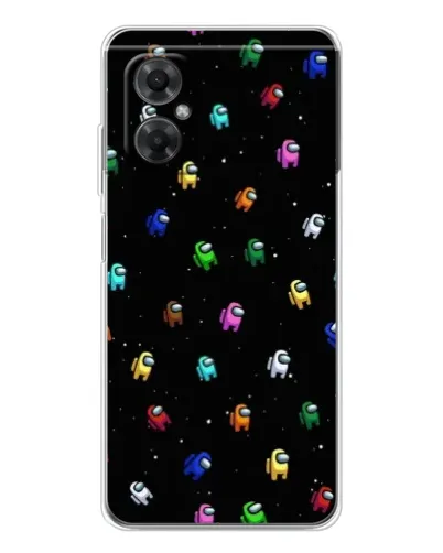 Чехол для Xiaomi Redmi Note 11R с картинкой «Экипаж Among Us» Чехол для Xiaomi Redmi Note 11R с картинкой «Экипаж Among Us»