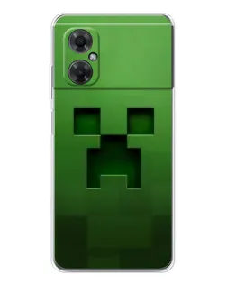 Чехол для Xiaomi Redmi Note 11R с картинкой «Крипер микро-дизайн»