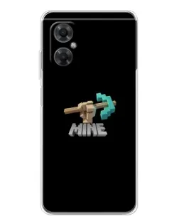 Чехол для Xiaomi Redmi Note 11R с картинкой «Алмазная кирка»