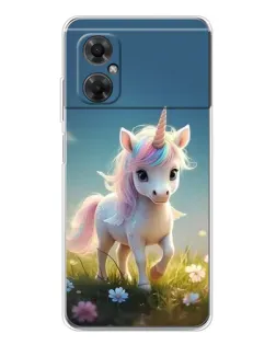 Чехол для Xiaomi Redmi Note 11R с картинкой «Единорог на поляне» Чехол для Xiaomi Redmi Note 11R с картинкой «Единорог на поляне»