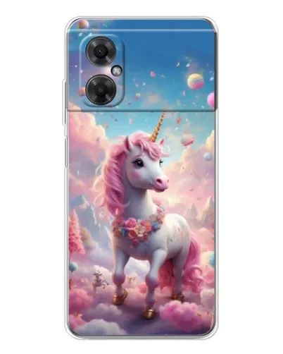 Чехол для Xiaomi Redmi Note 11R с картинкой «Единорог среди облаков» Чехол для Xiaomi Redmi Note 11R с картинкой «Единорог среди облаков»