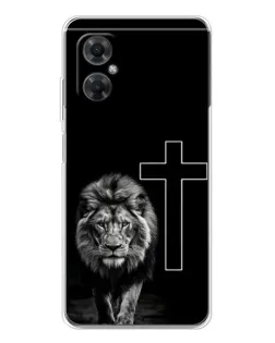 Чохол для Xiaomi Redmi Note 11R з картинкою «Лев та Хрест»