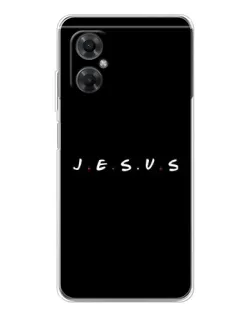 Чехол для Xiaomi Redmi Note 11R с картинкой «Точки веры J.E.S.U.S.»