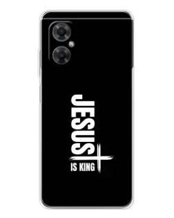 Чехол для Xiaomi Redmi Note 11R с картинкой «Вертикаль веры Jesus»