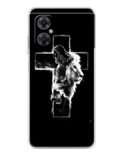 Чохол для Xiaomi Redmi Note 11R з картинкою «Сяючий хрест Jesus»