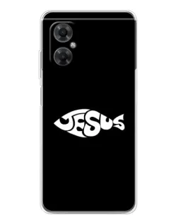 Чохол для Xiaomi Redmi Note 11R з картинкою «Риба  Jesus»