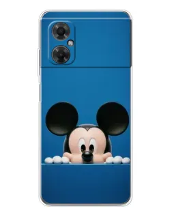 Чехол для Xiaomi Redmi Note 11R с картинкой «Микки выглядывает»
