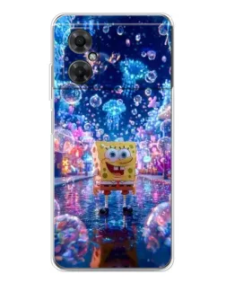 Чехол для Xiaomi Redmi Note 11R с картинкой «Неоновый океан»