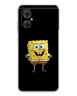 Чехол для Xiaomi Redmi Note 11R с картинкой «Классический Губка Боб»