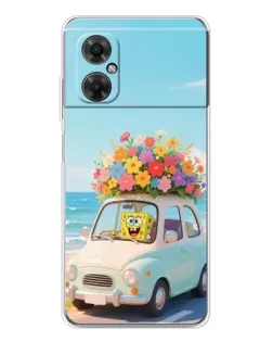 Чехол для Xiaomi Redmi Note 11R с картинкой «Автомобильное путешествие»