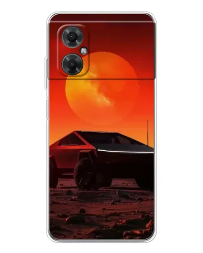 Чехол для Xiaomi Redmi Note 11R с картинкой «Cybertruck на Марсе» Чехол для Xiaomi Redmi Note 11R с картинкой «Cybertruck на Марсе»