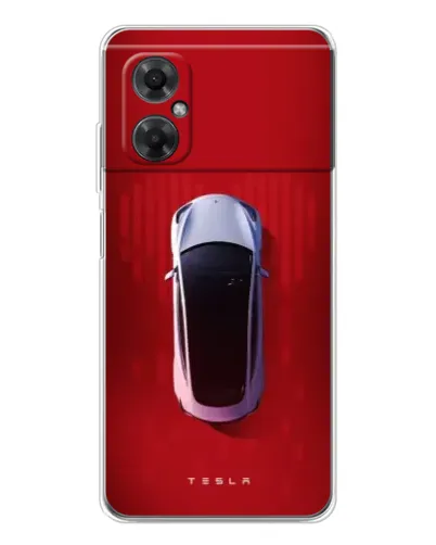 Чехол для Xiaomi Redmi Note 11R с картинкой «Tesla Top View» Чехол для Xiaomi Redmi Note 11R с картинкой «Tesla Top View»