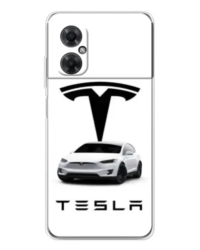 Чехол для Xiaomi Redmi Note 11R с картинкой «Tesla White Style» Чехол для Xiaomi Redmi Note 11R с картинкой «Tesla White Style»