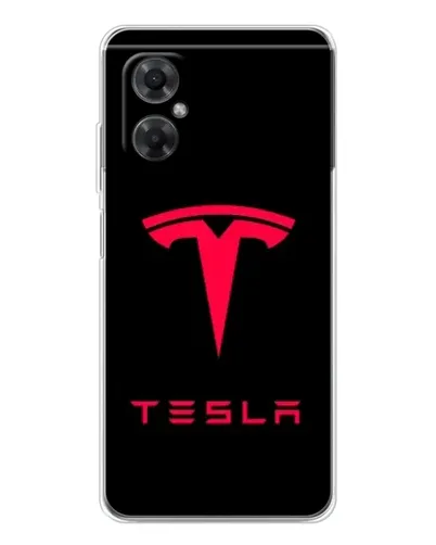 Чехол для Xiaomi Redmi Note 11R с картинкой «Tesla Red Logo» Чехол для Xiaomi Redmi Note 11R с картинкой «Tesla Red Logo»