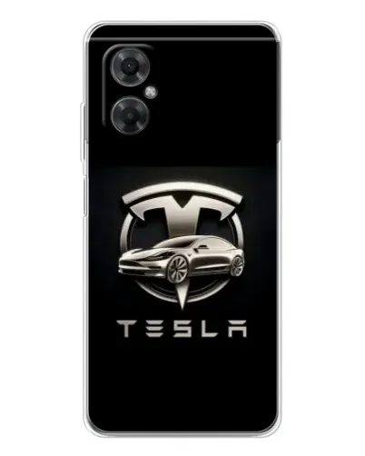 Чехол для Xiaomi Redmi Note 11R с картинкой «Tesla — серебристое авто» Чехол для Xiaomi Redmi Note 11R с картинкой «Tesla — серебристое авто»