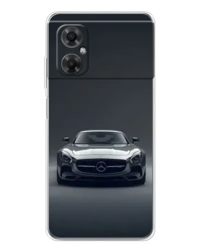 Чехол для Xiaomi Redmi Note 11R с картинкой «Mercedes на черном» Чехол для Xiaomi Redmi Note 11R с картинкой «Mercedes на черном»