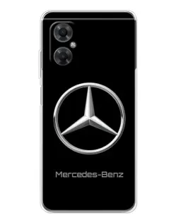 Чехол для Xiaomi Redmi Note 11R с картинкой «Mercedes Silver Logo»