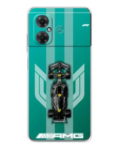 Чехол для Xiaomi Redmi Note 11R с картинкой «Mercedes AMG Petronas» Чехол для Xiaomi Redmi Note 11R с картинкой «Mercedes AMG Petronas»