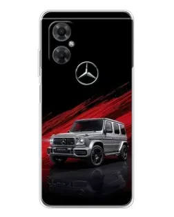Чехол для Xiaomi Redmi Note 11R с картинкой «Mercedes G-Class красный»