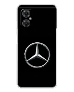 Чехол для Xiaomi Redmi Note 11R с картинкой «Mercedes классический лого»