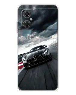 Чехол для Xiaomi Redmi Note 11R с картинкой «Гоночный Mercedes AMG»