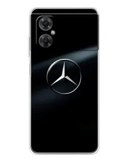 Чохол для Xiaomi Redmi Note 11R з картинкою «Mercedes на металі»