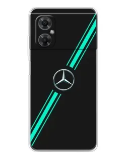 Чохол для Xiaomi Redmi Note 11R з картинкою «Спортивні лінії Mercedes»