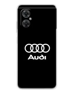 Чехол для Xiaomi Redmi Note 11R с картинкой «Классическое лого Audi»