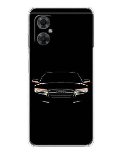 Чехол для Xiaomi Redmi Note 11R с картинкой «Audi — ночной контур»
