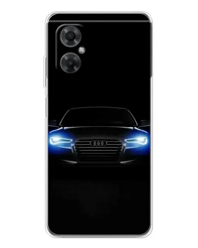 Чехол для Xiaomi Redmi Note 11R с картинкой «Audi в неоне»