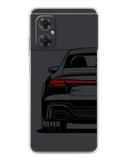Чехол для Xiaomi Redmi Note 11R с картинкой «Задняя часть Audi — арт»