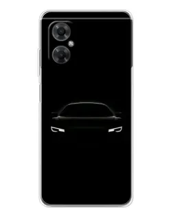 Чехол для Xiaomi Redmi Note 11R с картинкой «Взгляд Audi в темноте»
