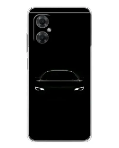 Чехол для Xiaomi Redmi Note 11R с картинкой «Взгляд Audi в темноте»
