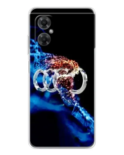 Чехол для Xiaomi Redmi Note 11R с картинкой «Энергия лого Audi»
