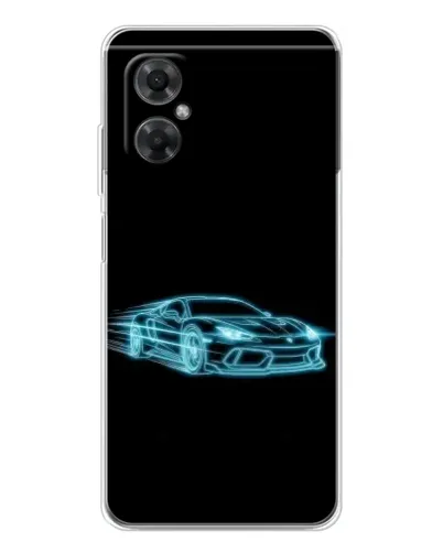 Чехол для Xiaomi Redmi Note 11R с картинкой «Неоновый контур Lamborghini» Чехол для Xiaomi Redmi Note 11R с картинкой «Неоновый контур Lamborghini»